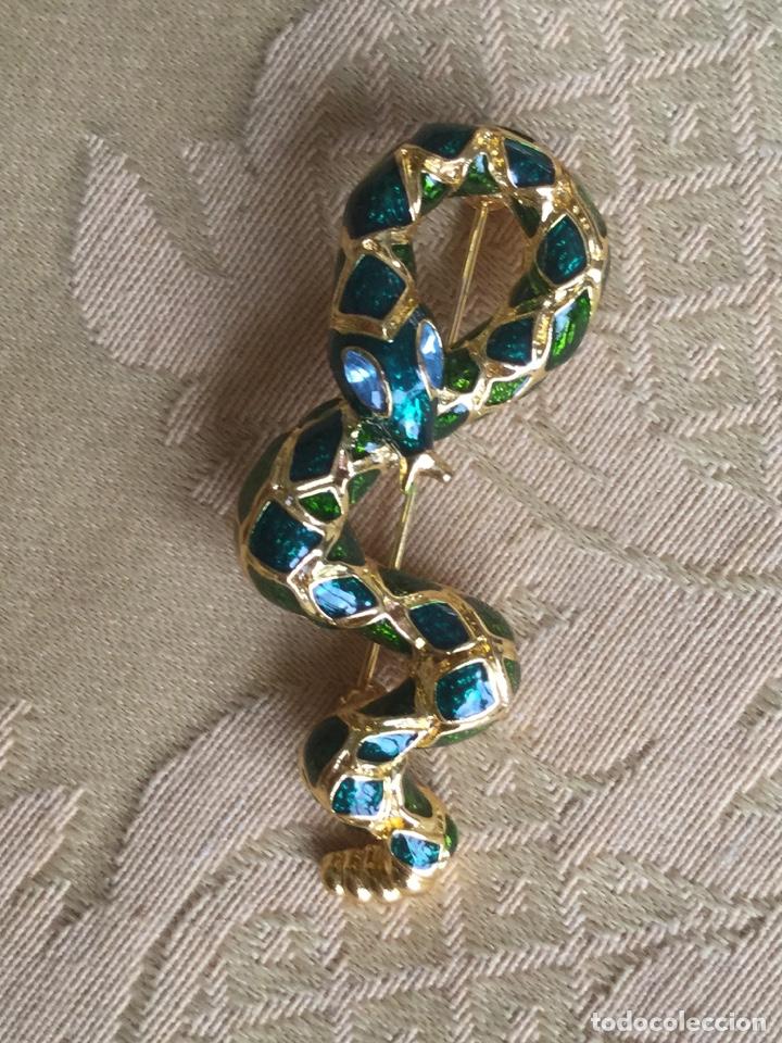 Vintage: BROCHE VINTAGE CON FORMA DE SERPIENTE - Foto 4