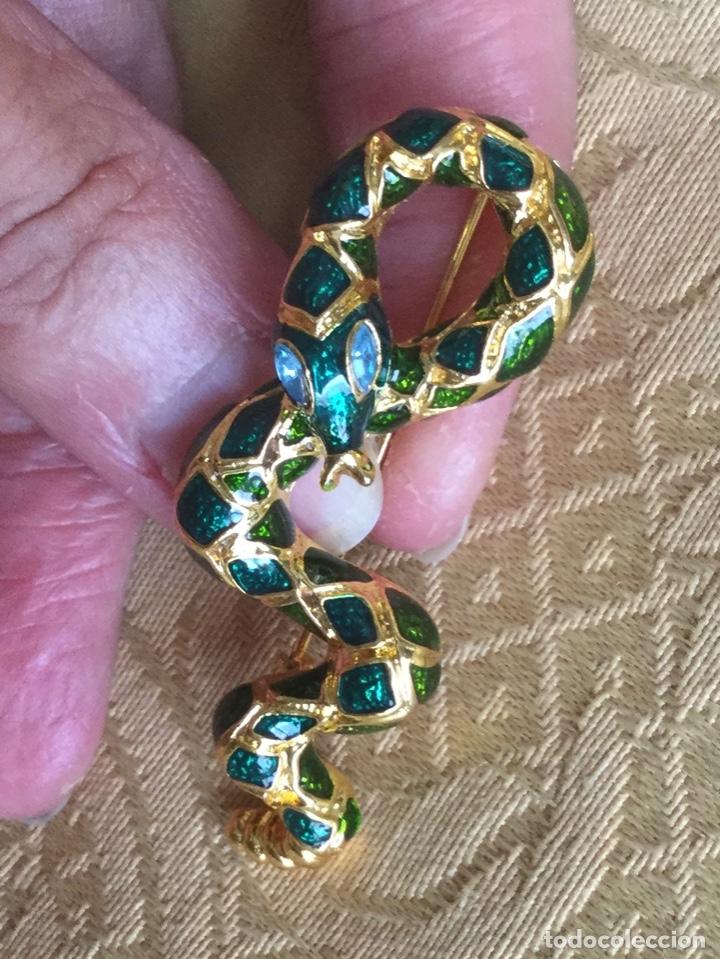 Vintage: BROCHE VINTAGE CON FORMA DE SERPIENTE - Foto 5