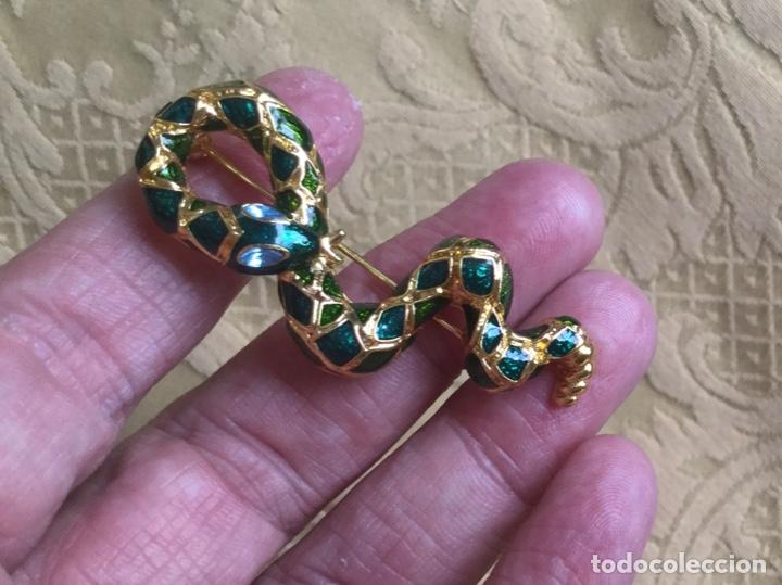Vintage: BROCHE VINTAGE CON FORMA DE SERPIENTE - Foto 3