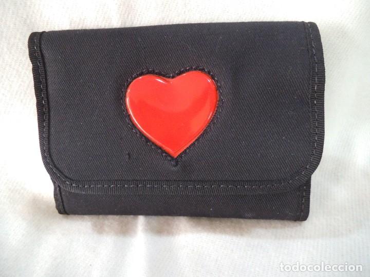 Vintage: MONEDERO LLAVERO -MOSCHINO- CORAZ&Oacute;N - Foto 6