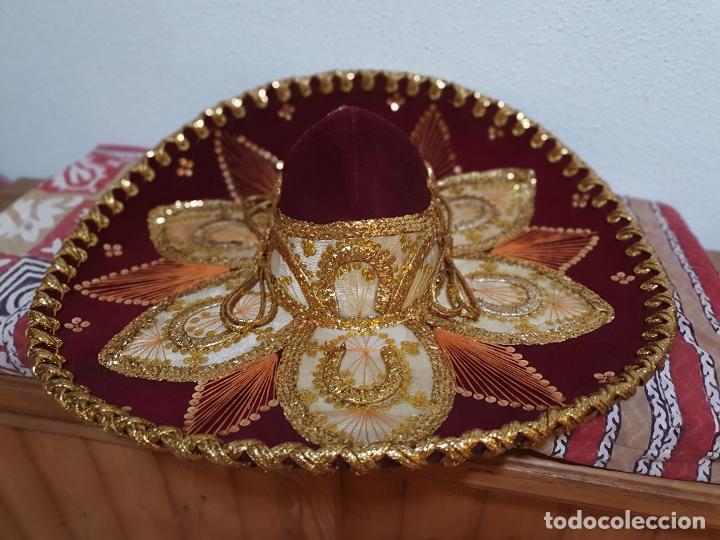 Vintage: SOMBRERO MEXICANO AUT&Eacute;NTICO - Foto 3
