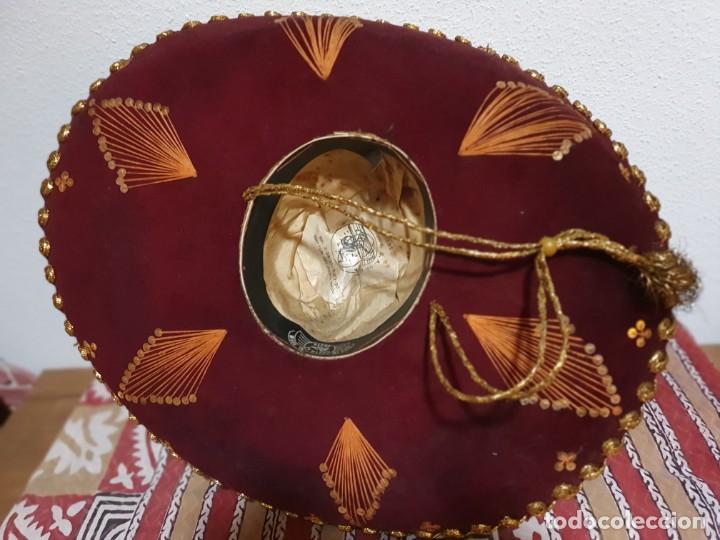 Vintage: SOMBRERO MEXICANO AUT&Eacute;NTICO - Foto 4