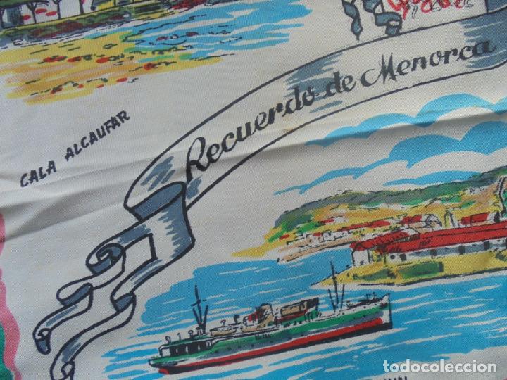 Vintage: vintage pa&ntilde;uelo souvenir Menorca - Foto 2