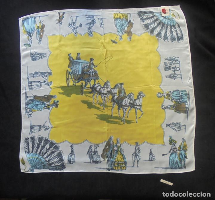 Vintage: vintage pa&ntilde;uelo con carruaje - Foto 1