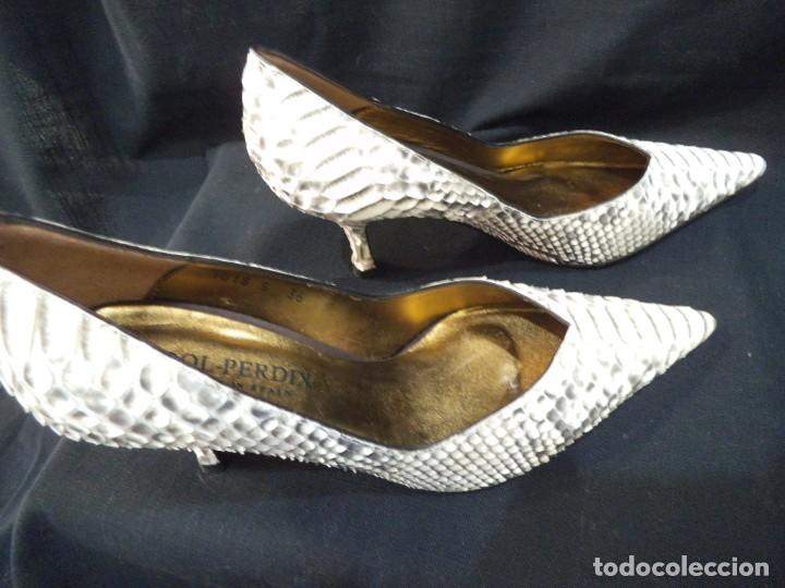 Vintage: ZAPATOS DE PIT&Oacute;N -BOL PERDIX- HIELO - Foto 2