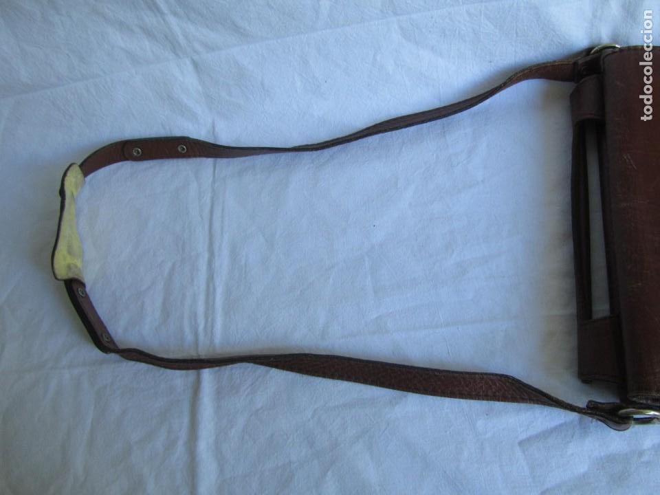 Vintage: Bolso doble de cuero con cinta y asa - Foto 11