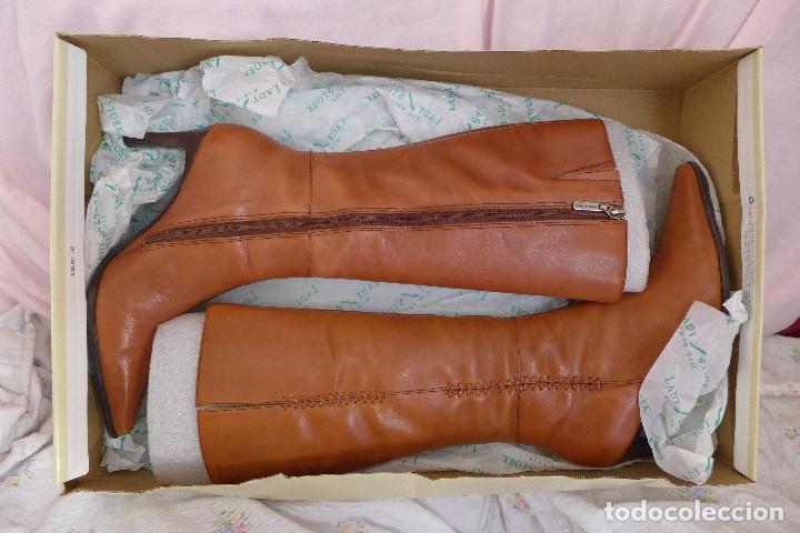 Botas altas cuero miel coleccion otoño invierno - Vendido en Venta Directa  - 217239538