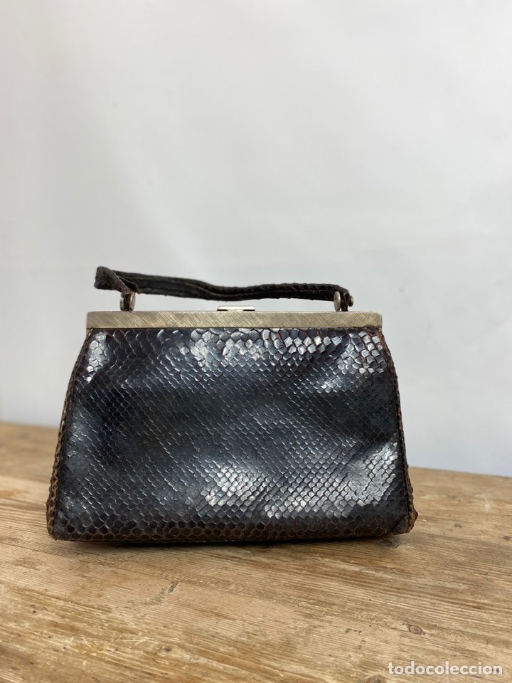 Vintage: Bolso vintage de piel - Foto 2