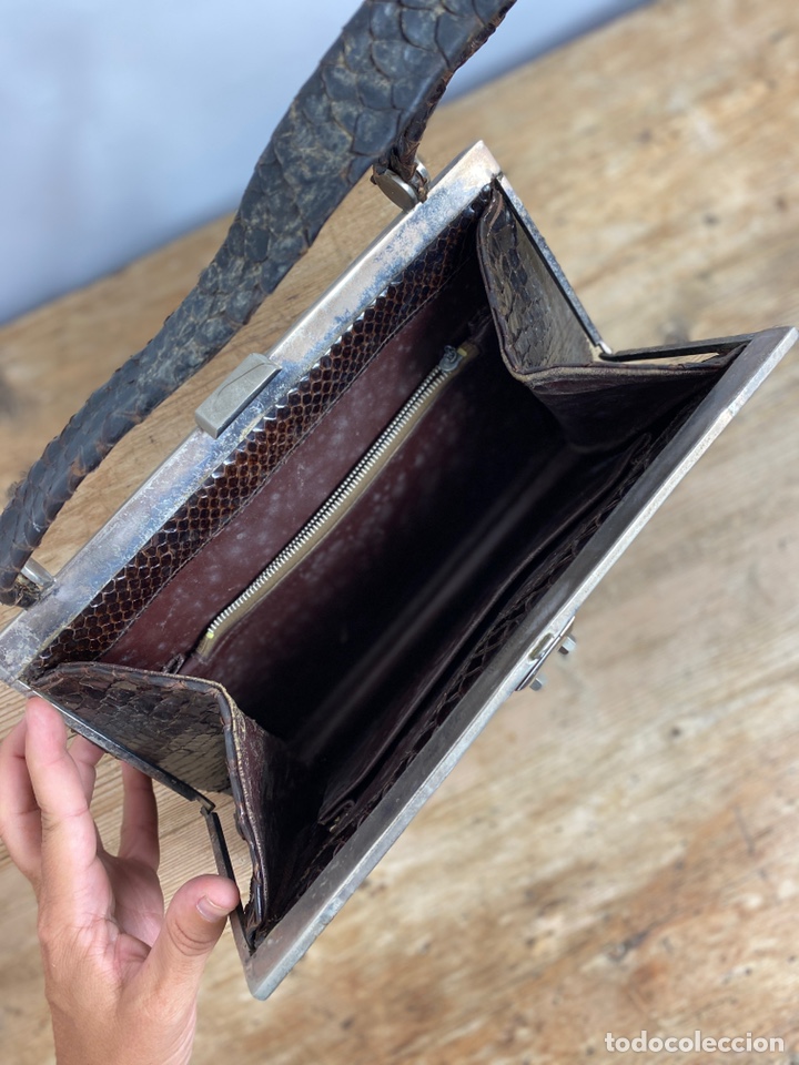 Vintage: Bolso vintage de piel - Foto 3