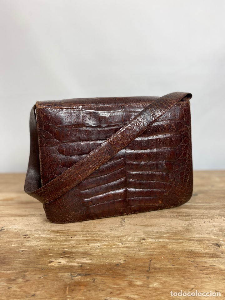 Vintage: Bolso vintage de piel - Foto 3