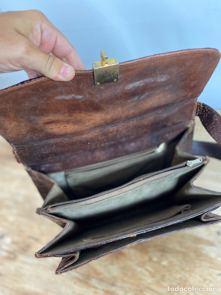 Vintage: Bolso vintage de piel - Foto 5