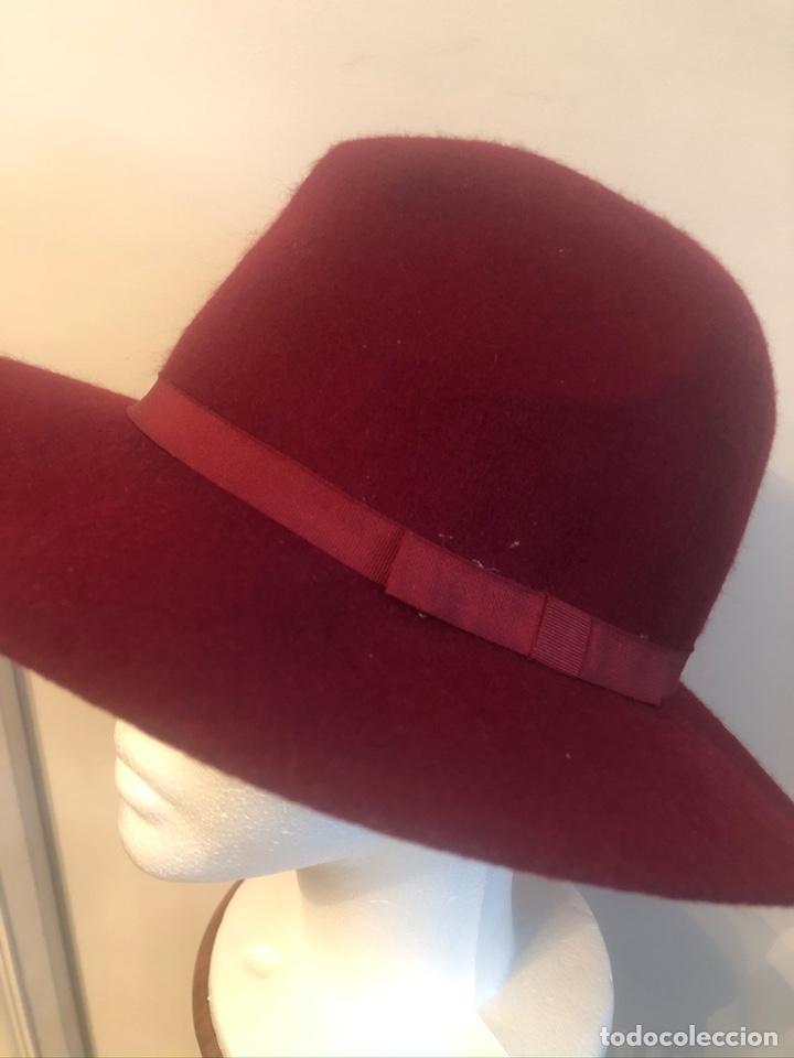 Vintage: SOMBRERO DE INVIERNO COLOR GRANATE - Foto 3