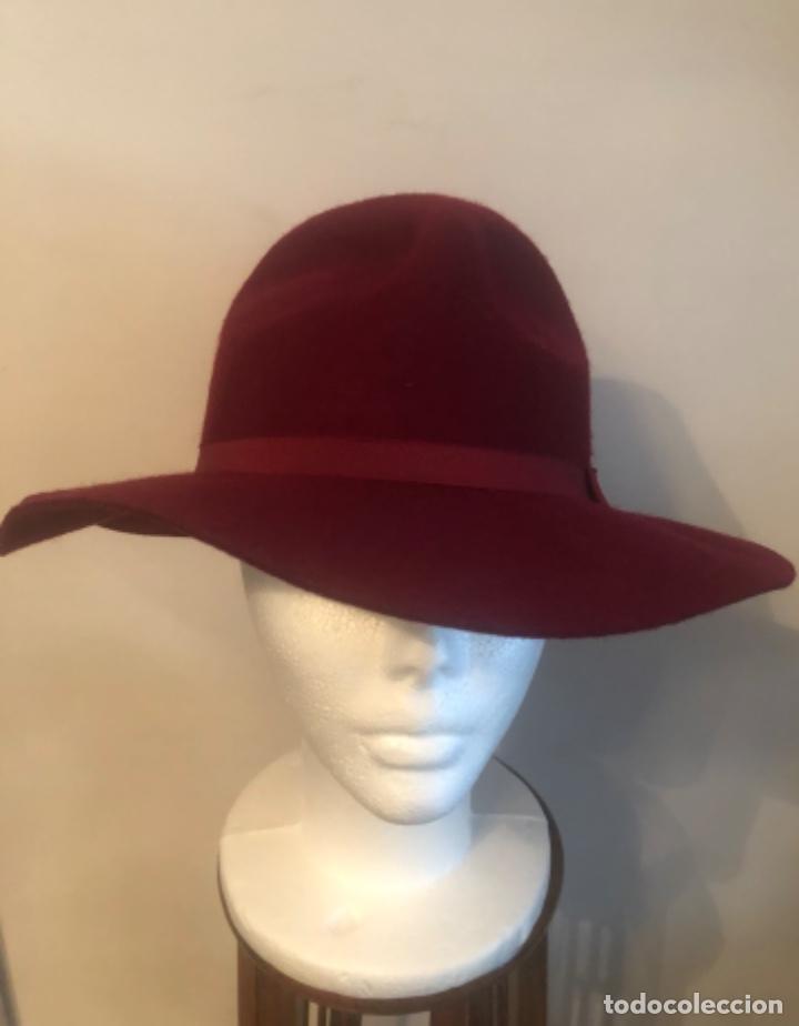 Vintage: SOMBRERO DE INVIERNO COLOR GRANATE - Foto 6