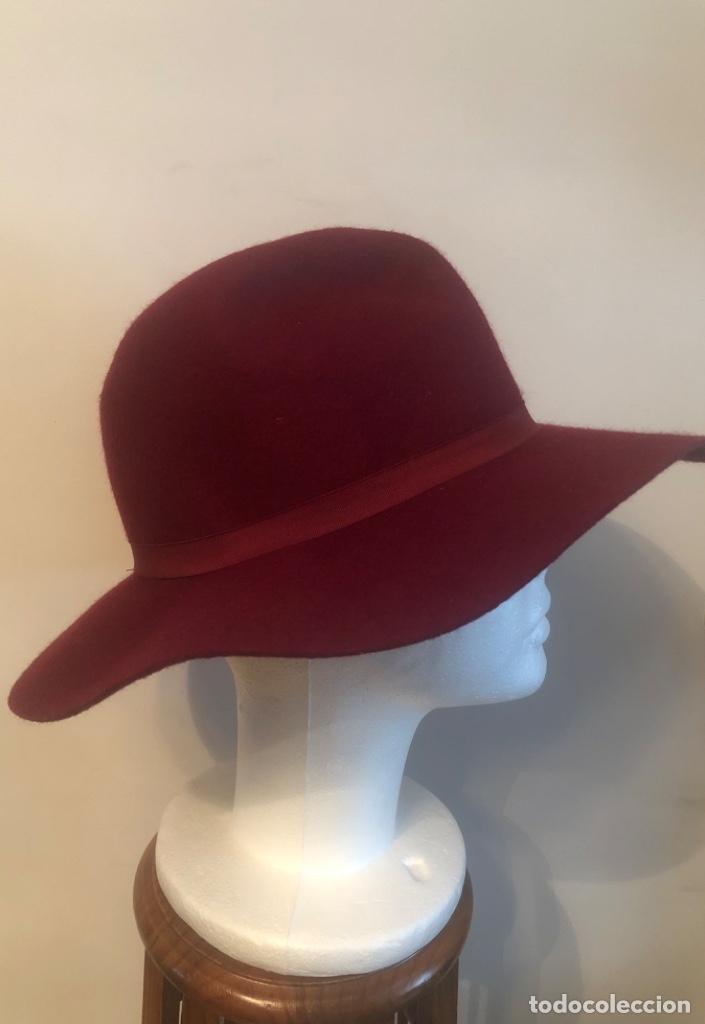 Vintage: SOMBRERO DE INVIERNO COLOR GRANATE - Foto 7