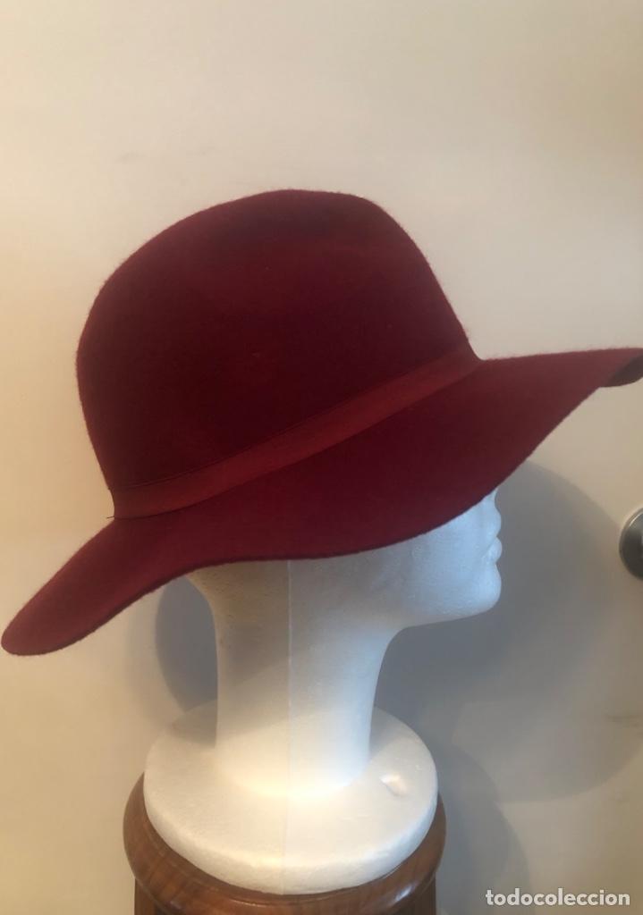 Vintage: SOMBRERO DE INVIERNO COLOR GRANATE - Foto 5