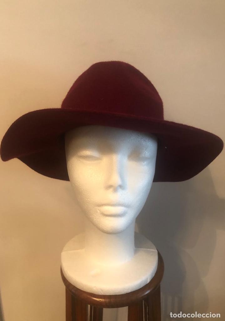 Vintage: SOMBRERO DE INVIERNO COLOR GRANATE - Foto 10