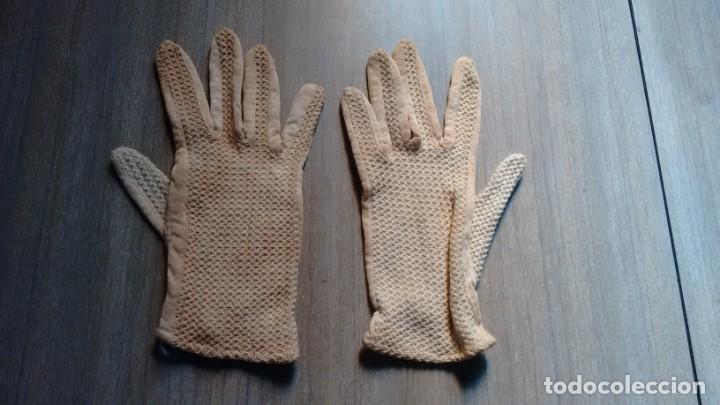 Vintage: GUANTES DE MUJER ANTIGUOS - ALGODON - Foto 1
