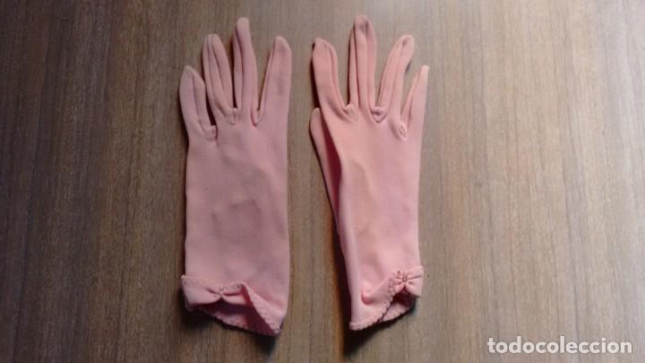 Vintage: GUANTES DE MUJER ANTIGUOS - ALGODON - Foto 2