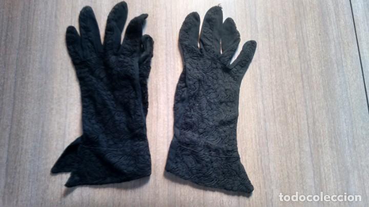 Vintage: GUANTES DE MUJER ANTIGUOS - ENCAJE - Foto 1