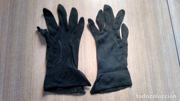 Vintage: GUANTES DE MUJER ANTIGUOS - ENCAJE - Foto 2