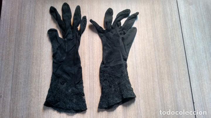 Vintage: GUANTES DE MUJER ANTIGUOS - ENCAJE - Foto 2