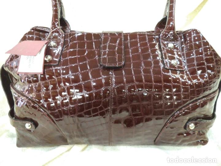 Vintage: BOLSO -BOL PERDIX- BURDEOS ( COCO ) piel - Foto 2