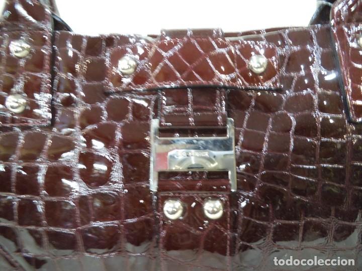 Vintage: BOLSO -BOL PERDIX- BURDEOS ( COCO ) piel - Foto 3