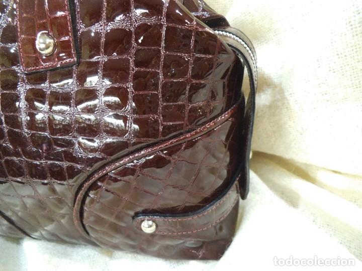 Vintage: BOLSO -BOL PERDIX- BURDEOS ( COCO ) piel - Foto 4