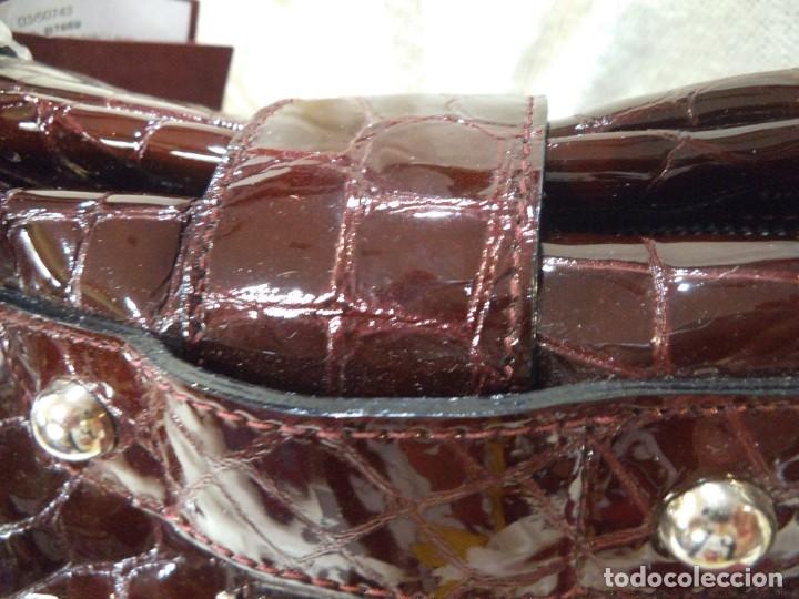 Vintage: BOLSO -BOL PERDIX- BURDEOS ( COCO ) piel - Foto 9