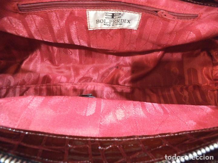 Vintage: BOLSO -BOL PERDIX- BURDEOS ( COCO ) piel - Foto 11
