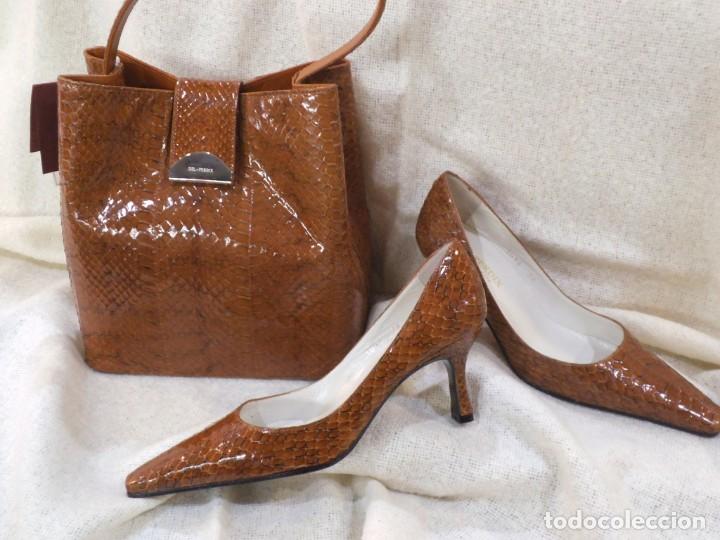 Vintage: BOLSO SERPIENTE -BOL PERDIX- ( MA&Iacute;Z ) SACO - Foto 15