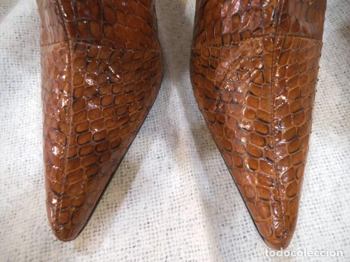 Vintage: BOTINES SERPIENTE -BOL PERDIX- ( MA&Iacute;Z ) LISO - Foto 5