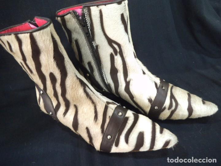 Vintage: BOTINES -PETUSCO- CEBRA ( pelo ) - Foto 11