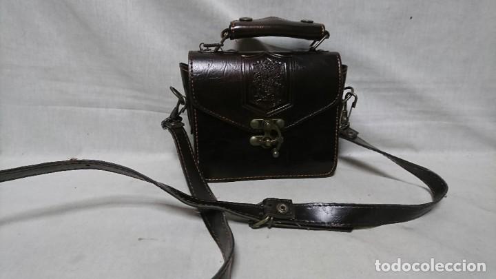 Vintage: BOLSO PEQUE&Ntilde;O DE CUERO, VINTAGE - Foto 1