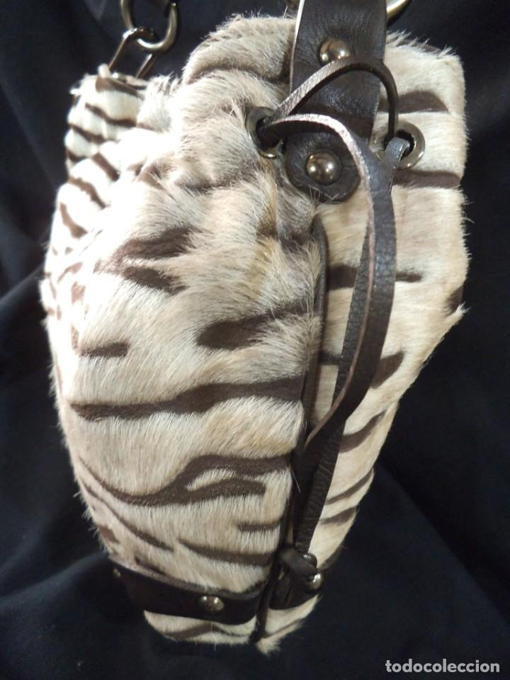 Vintage: BOLSO -PETUSCO- CEBRA ( PELO ) UN ASA - Foto 2