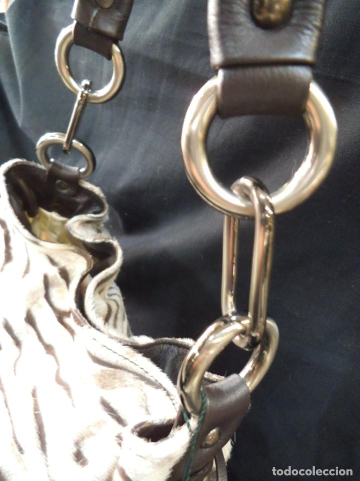 Vintage: BOLSO -PETUSCO- CEBRA ( PELO ) UN ASA - Foto 8