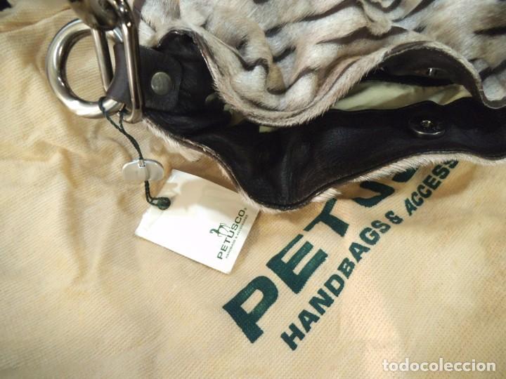 Vintage: BOLSO -PETUSCO- CEBRA ( PELO ) UN ASA - Foto 10