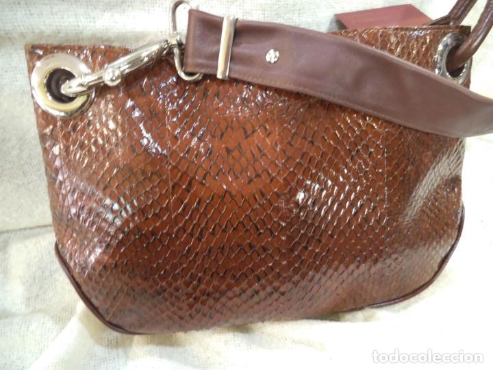 Vintage: BOLSO SERPIENTE CO&Ntilde;AC ( G&Oacute;NDOLA ) 1 ASA - Foto 1
