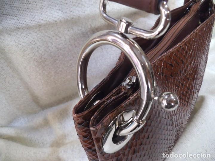 Vintage: BOLSO SERPIENTE CO&Ntilde;AC ( G&Oacute;NDOLA ) 1 ASA - Foto 6