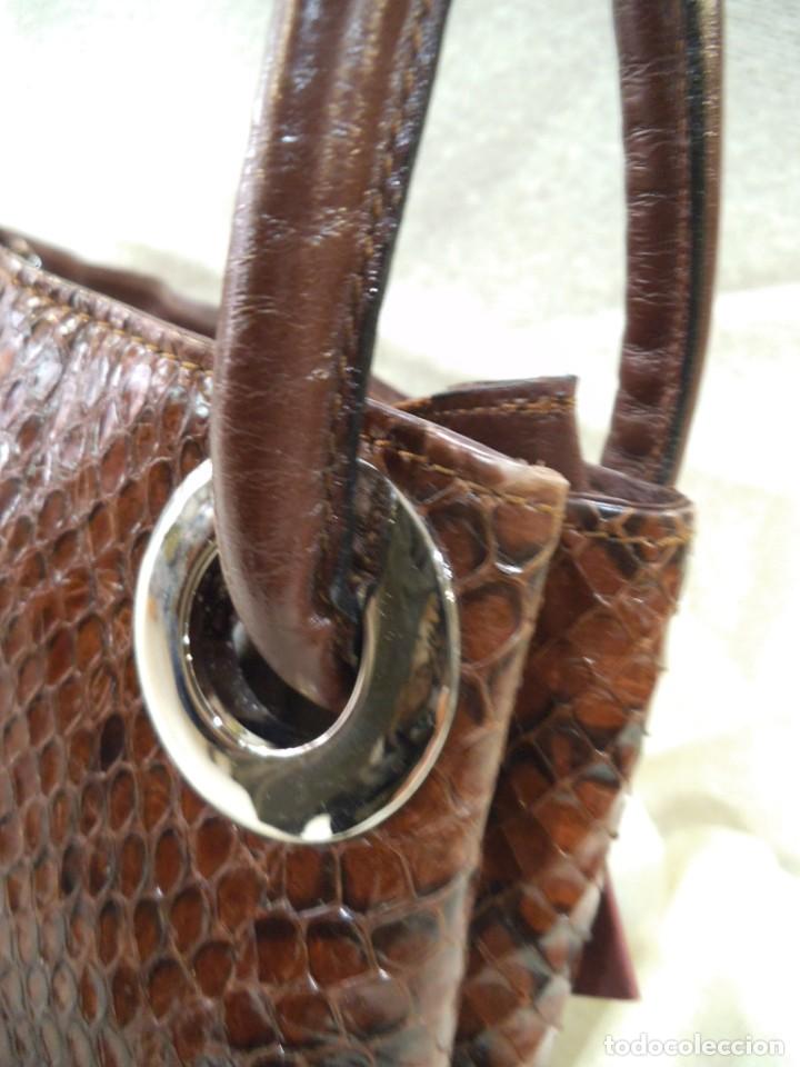 Vintage: BOLSO SERPIENTE CO&Ntilde;AC ( G&Oacute;NDOLA ) 1 ASA - Foto 8