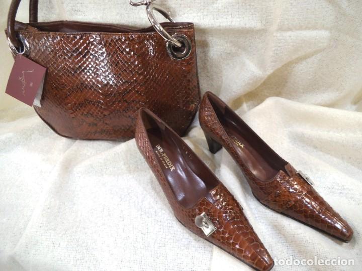 Vintage: BOLSO SERPIENTE CO&Ntilde;AC ( G&Oacute;NDOLA ) 1 ASA - Foto 13