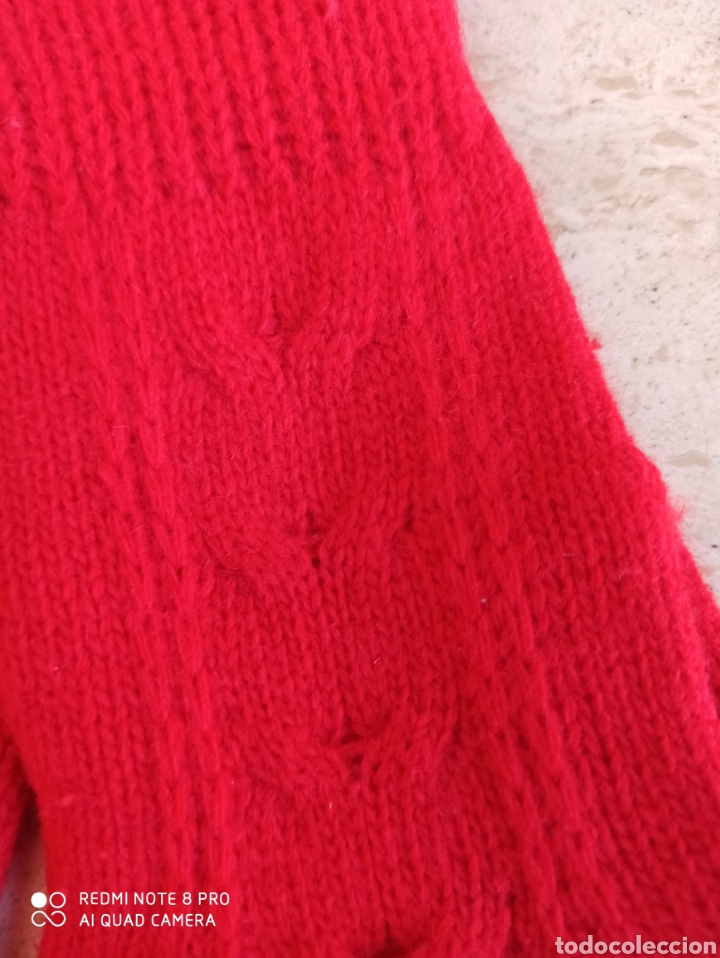 Vintage: Conjunto bufanda y guantes de punto - Foto 7