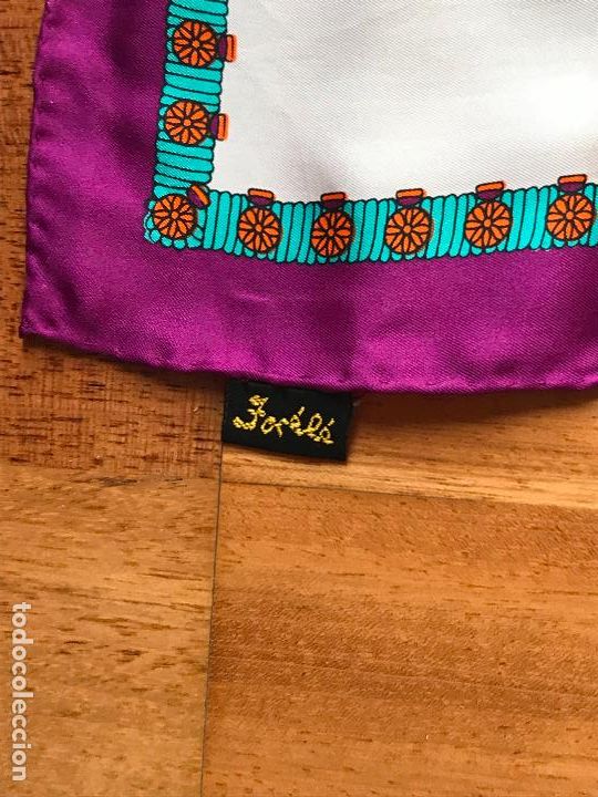 Vintage: pa&ntilde;uelo de seda 100% JORELE - Foto 3