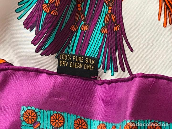 Vintage: pa&ntilde;uelo de seda 100% JORELE - Foto 4