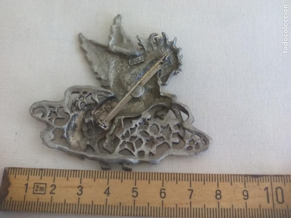 Vintage: BROCHE, CABALLO ALADO, DE LA CASA JJ. - Foto 2