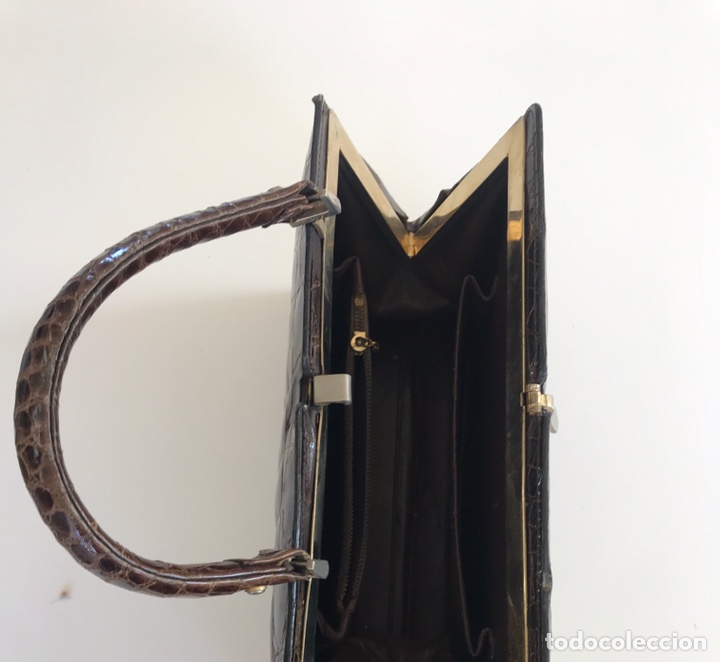 Vintage: Bolso vintage de cocodrilo - Foto 5