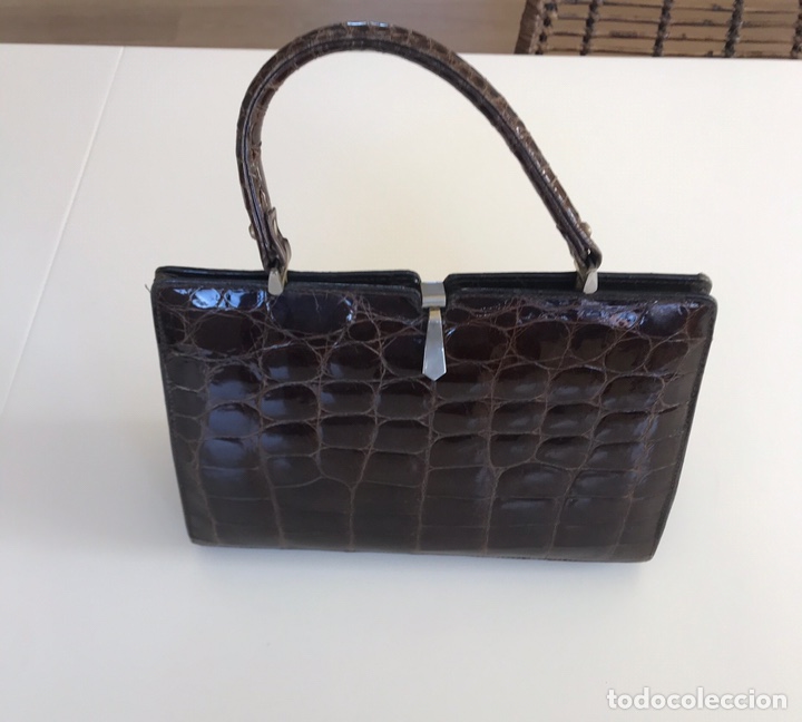 Vintage: Bolso vintage de cocodrilo - Foto 1