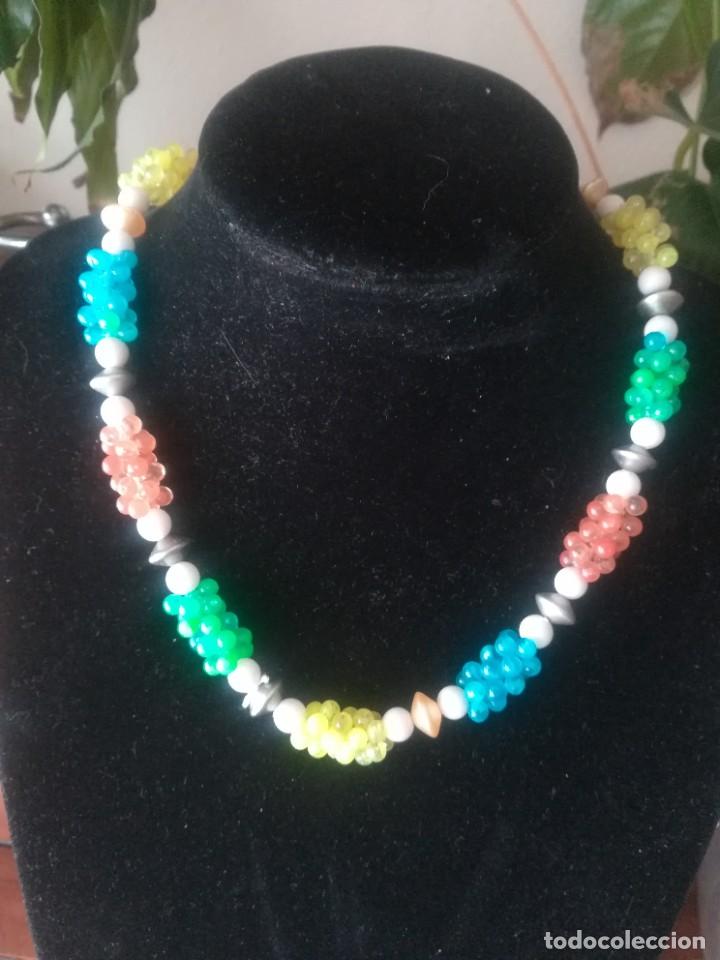 Vintage: collar y pendientes a&ntilde;os 60 - Foto 1