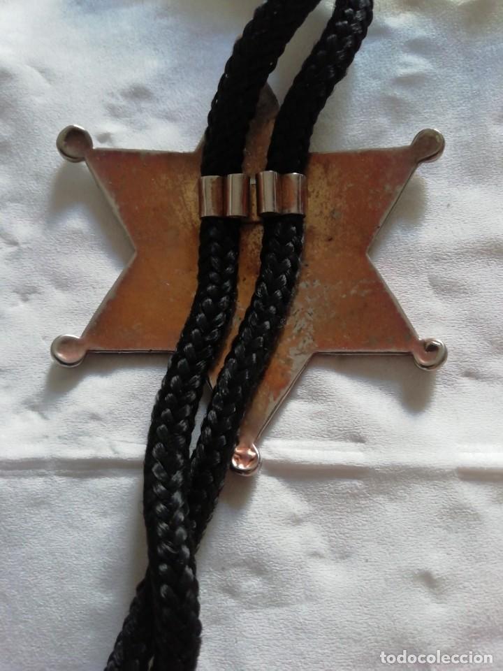 Vintage: Corbata de comboy metal letras con esmalte - Foto 5