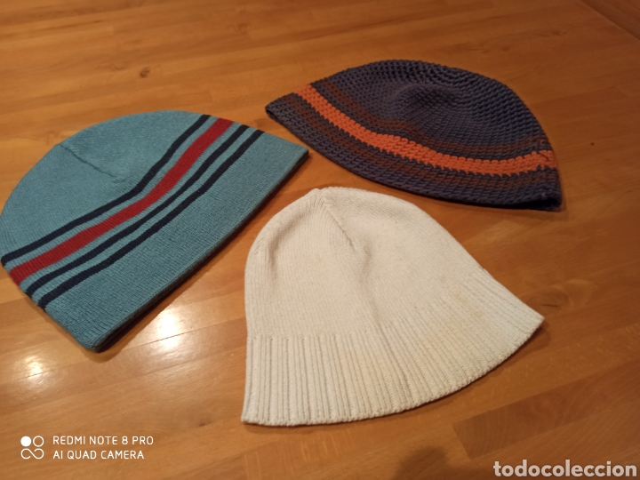 Vintage: 3 gorros y regalo de una barretina - Foto 2